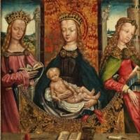00336 La Vierge et l'Enfant, saintes Catherine et Barbe