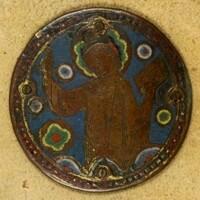 1000.08 Plaquette Pantocrator sur reliure