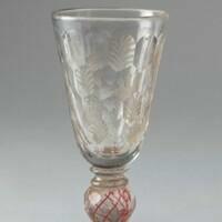 01024 Pronkglas met rode aders in de stam